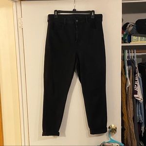 American Eagle Curvy Super High Rise Black Jeggings